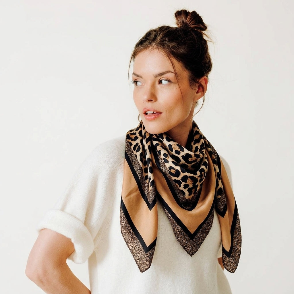 Foulard Léopard
