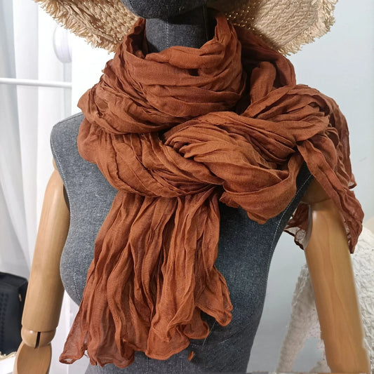 
Foulard Homme Uni Camel