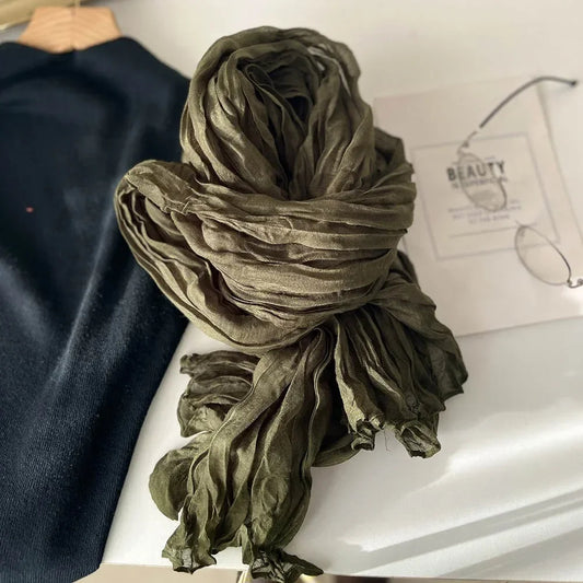 
Foulard Homme Uni Kaki